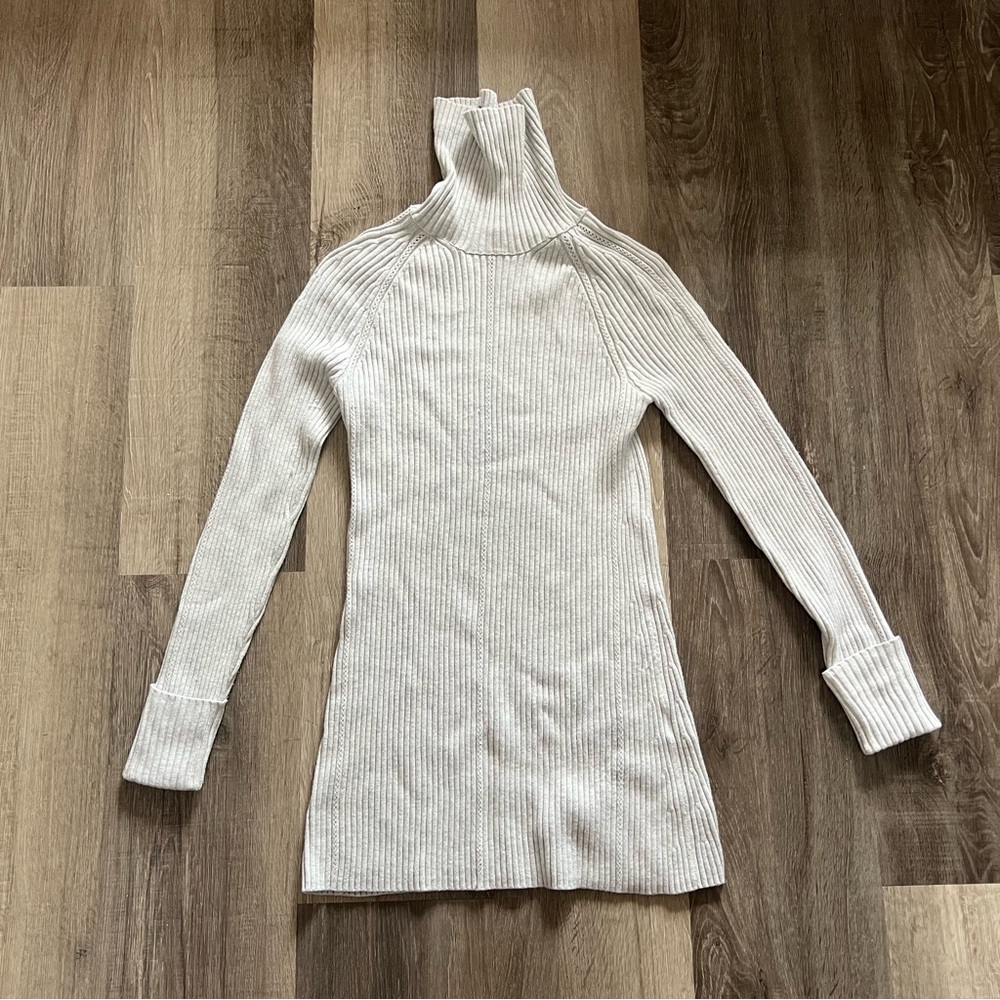 Grey turtle neck sweater